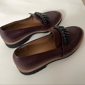 Franco Sarto dark brown leather size 8 flats